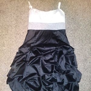 Studio Y black and white beaded dress